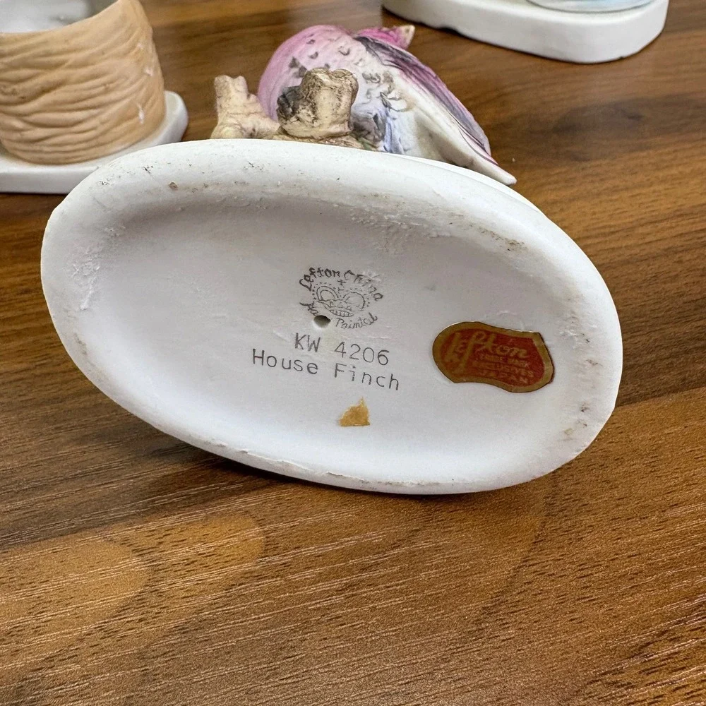 Vintage‎ Porcelain Birds Lefton. Canary by Andrea Luvkin Songbirds & more Qty 11